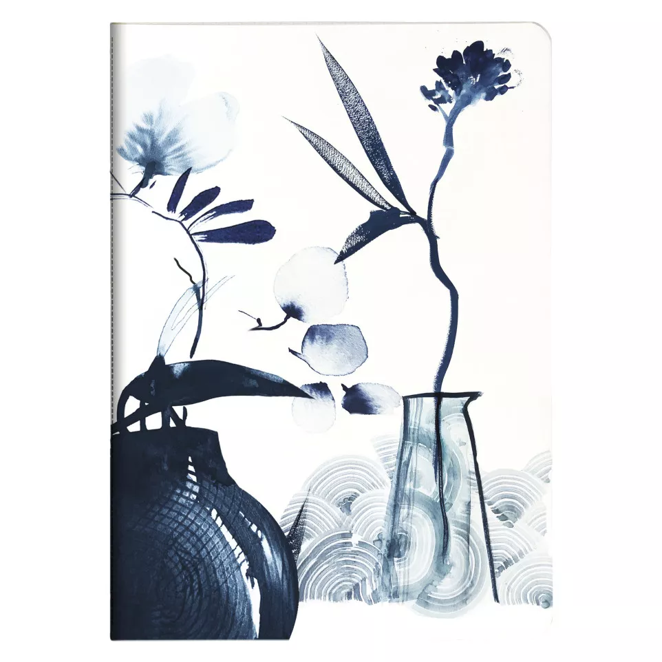 Inkebana, Carnet cousu fil A5 14,8x21...