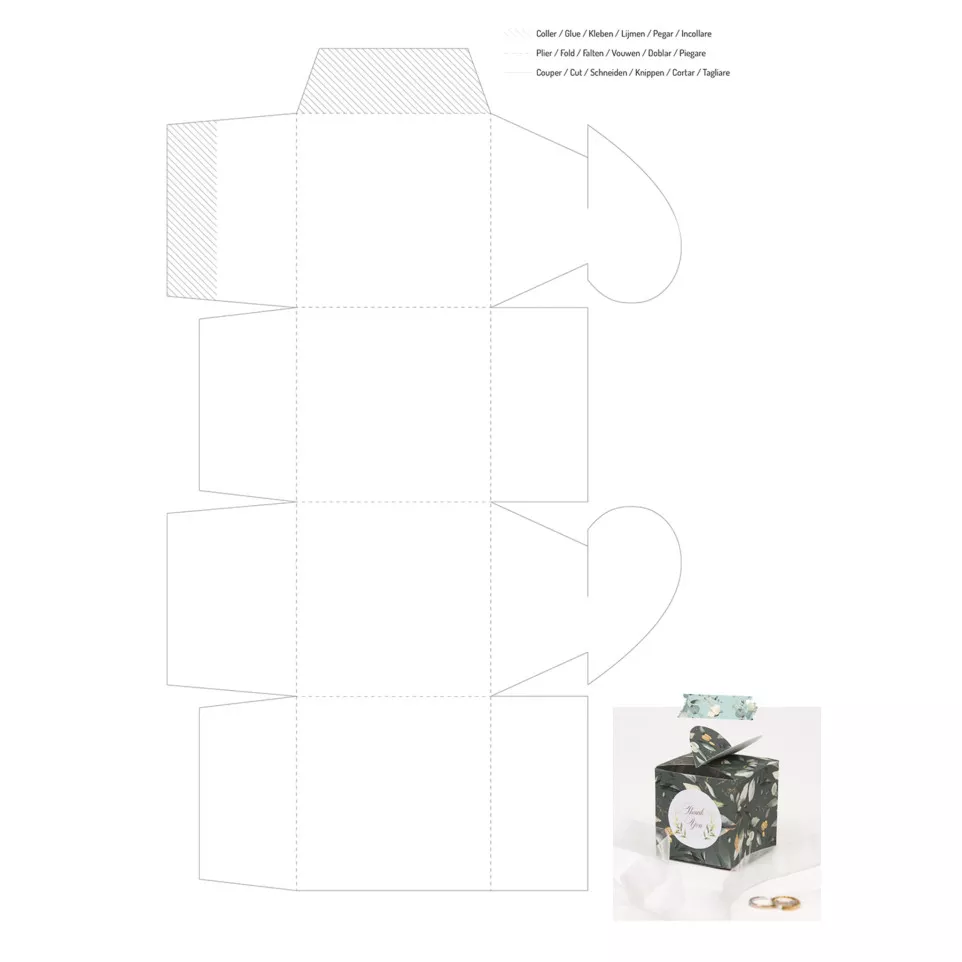 BLOC A4 20F imprimees, Romantique-/ Pc.