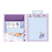 SET DE CORRESPONDANCE KIDS, 8 feuilles A5 + 8 enveloppes C6 + 4 cartes 11x15,5cm + 2 planches de stickers, Ballerine/ Pce