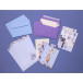 SET DE CORRESPONDANCE KIDS, 8 feuilles A5 + 8 enveloppes C6 + 4 cartes 11x15,5cm + 2 planches de stickers, Ballerine/ Pce
