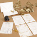 Set de correspondance Lalo de 5 enveloppes C6 (114x162mm) + 5 cartes doubles 107x152mm - Noël/ Pce