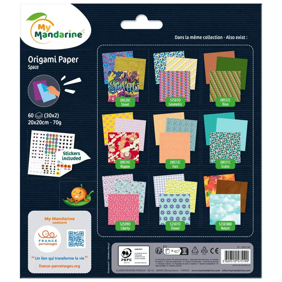 Origami Paper, Space/ Pc.