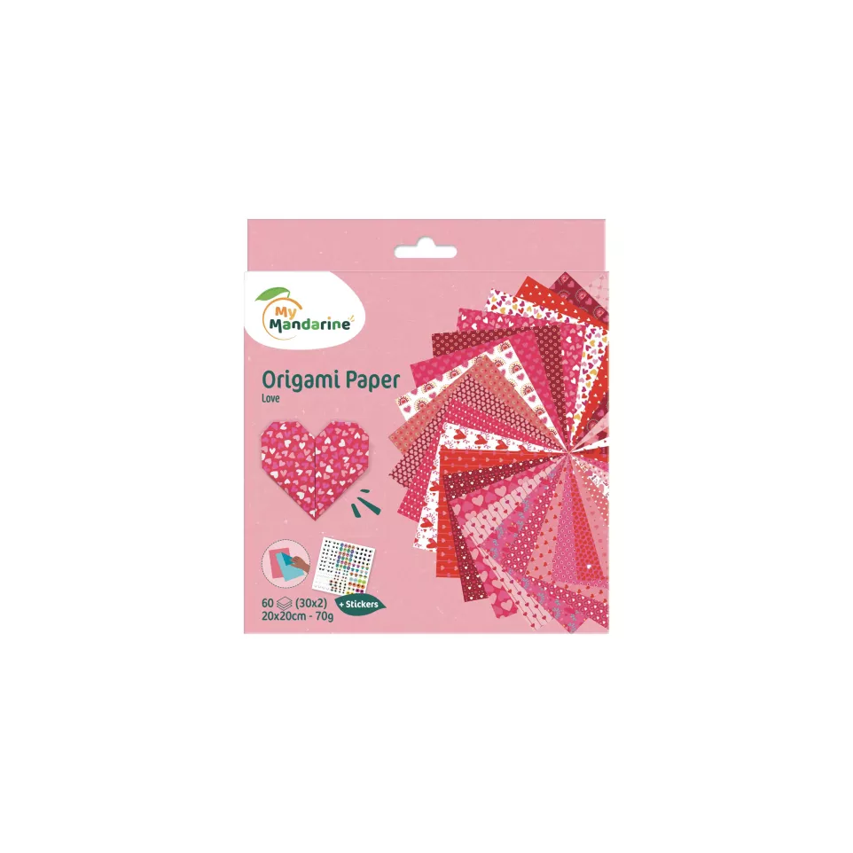 Origami Paper, Love/ Pce