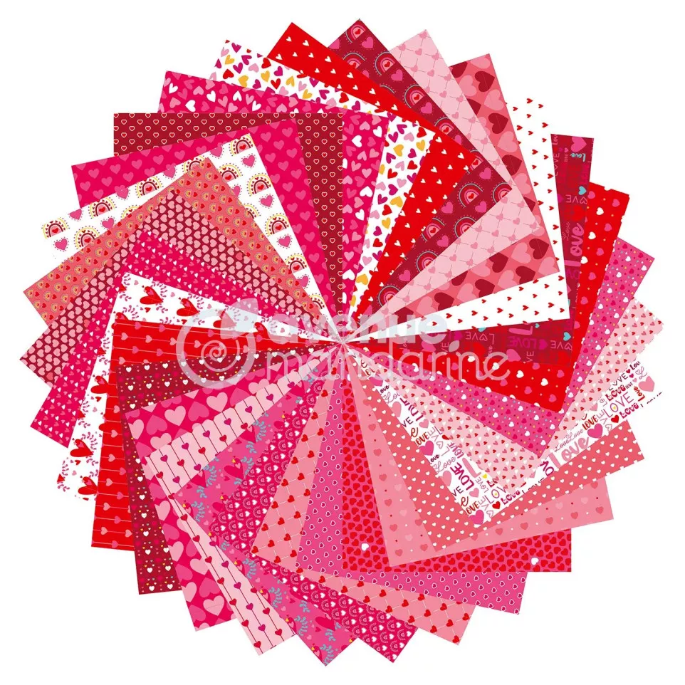 Origami Paper, Love/ Pce
