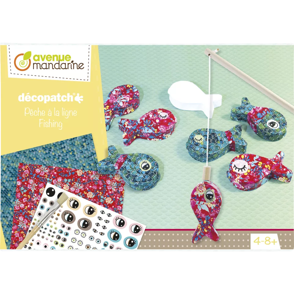 Creative box, Décopatch, fishing/ Pc.