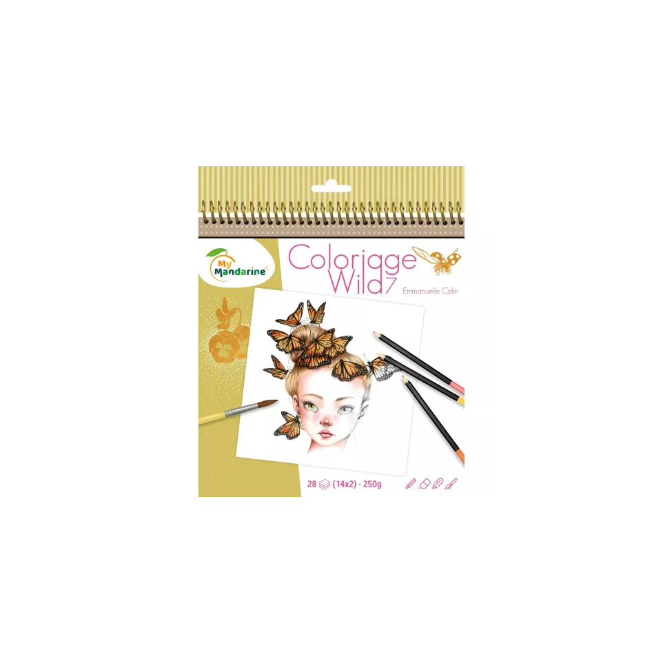 Carnet de coloriage Wild 7/ Pce