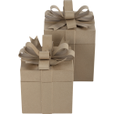 Assorment of 2 Square Gift Boxes 26x26x32.5cm/ Pc.