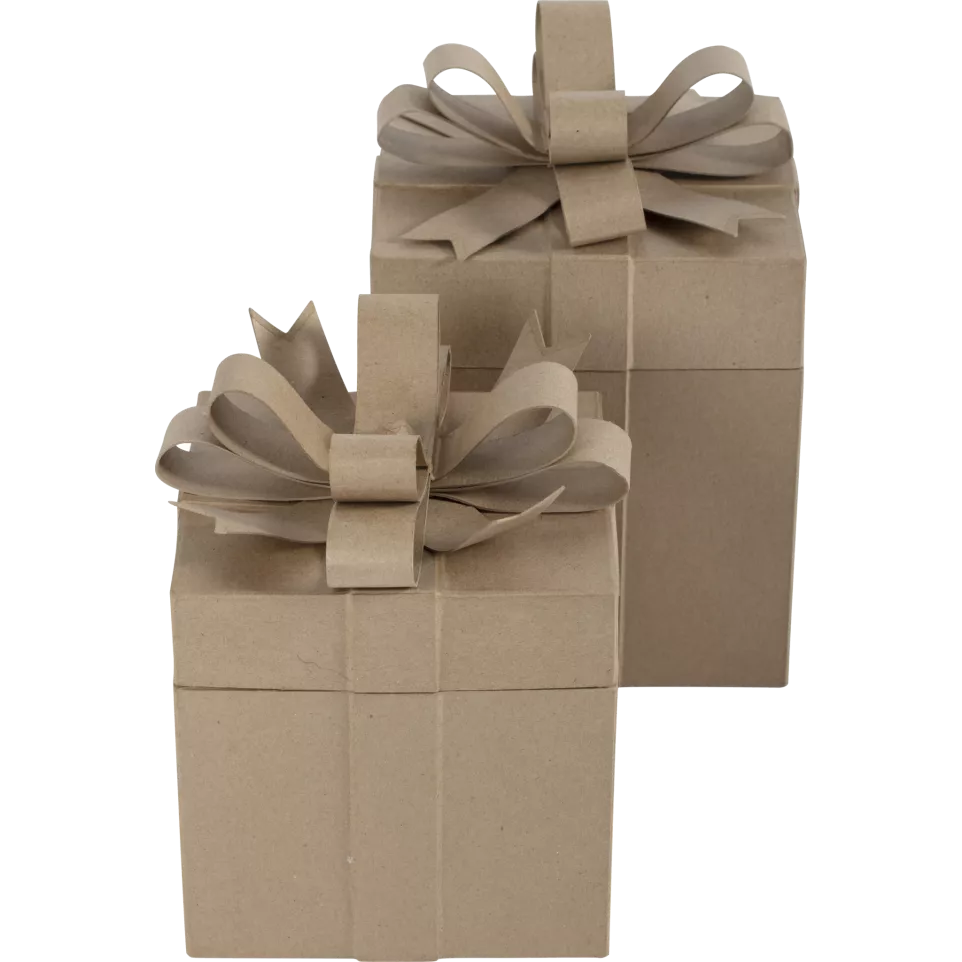 Set 2 vierkante dozen 26x26x32,5...