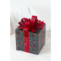 Set 2 vierkante dozen 26x26x32,5 cm-tes cadeaux carrées/ St.