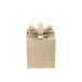 Set 2 vierkante dozen 26x26x32,5 cm-tes cadeaux carrées/ St.