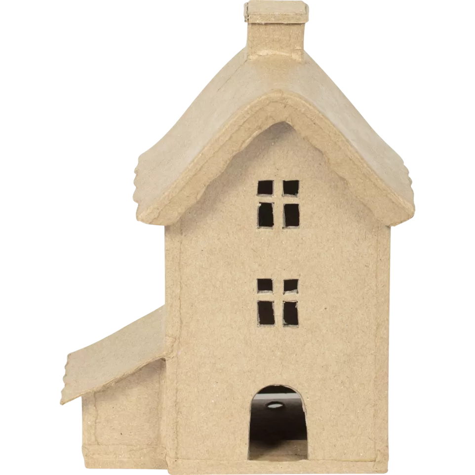 Tall Village House/ Pc.