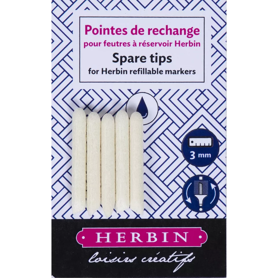 5 POINTES DE RECHANG-E 3MM FEUTRE...
