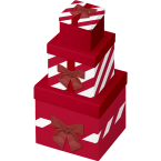 Cadeau, set de 3 boites...