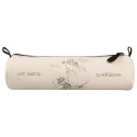 Ast4 Crayonnés sous la loupe Trousse en PU Ø6x21 cm, blanc/ Pce