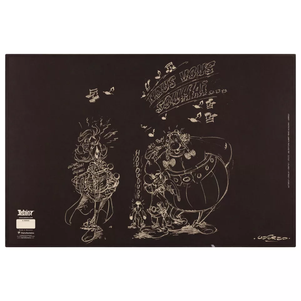 Ast4 Cray/Glass Blac-k desk mat 60x40...