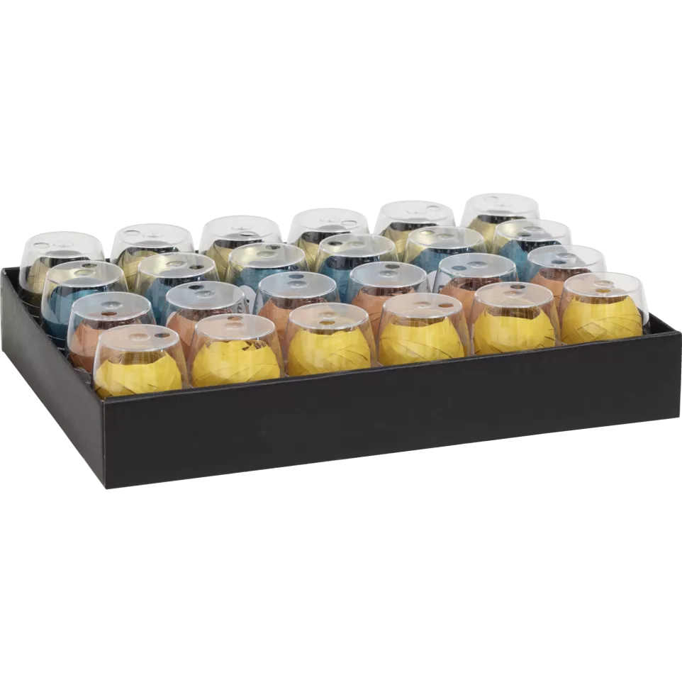 Plat.24 oeufs mat coque couleurs...