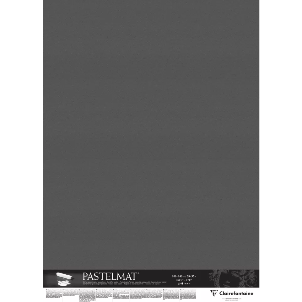 Pastelmat paquet 5F 100x140cm 360g/ Pce