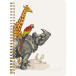 Animalis, Wrbnd nbk-A5 74 sheets Lined/ Pc.