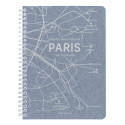 Jeans métro, Carnet reliure intégrale A5 - 14,8 x 21 cm, 148 pages, Ligné, ass./ Pce