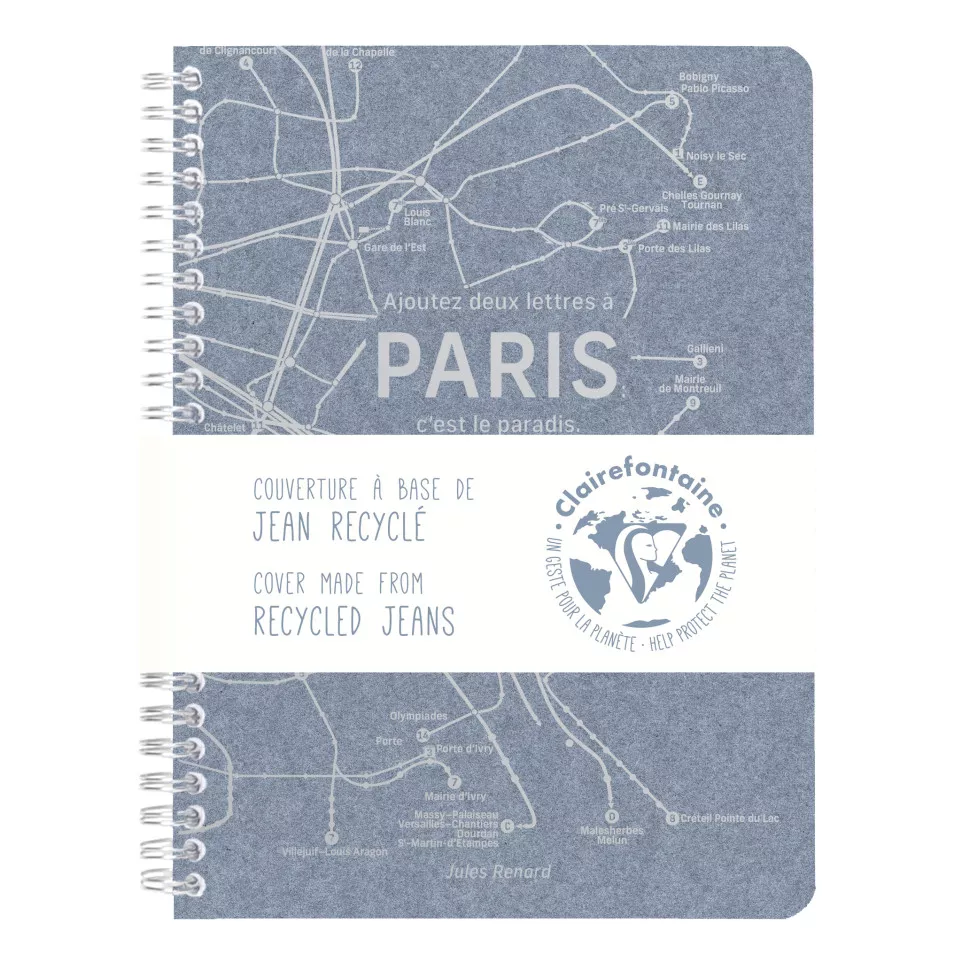 Jeans métro, Carnet reliure intégrale...