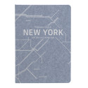 Jeans metro schrift A6 48bl L-/ St.