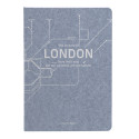Jeans metro schrift A6 48bl L-/ St.
