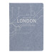 Jeans métro, Carnet piqué cousu fil A6 - 10,5 x 14,8 cm, 96 pages, ligné, ass./ Pce