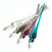 Glaspen rond 18,5cm zwart-/ St.
