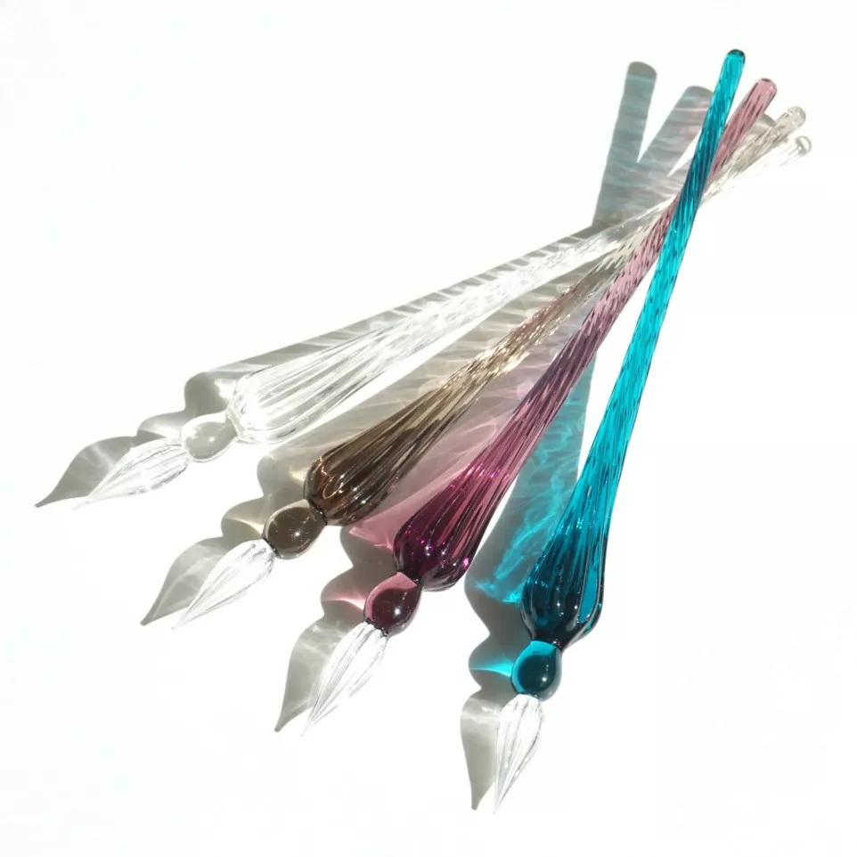 Herbin Round Glass Pen/ Pc.