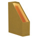 Rhodiarama porte-revues simili cuir italien 10x25x31 cm/ Pce