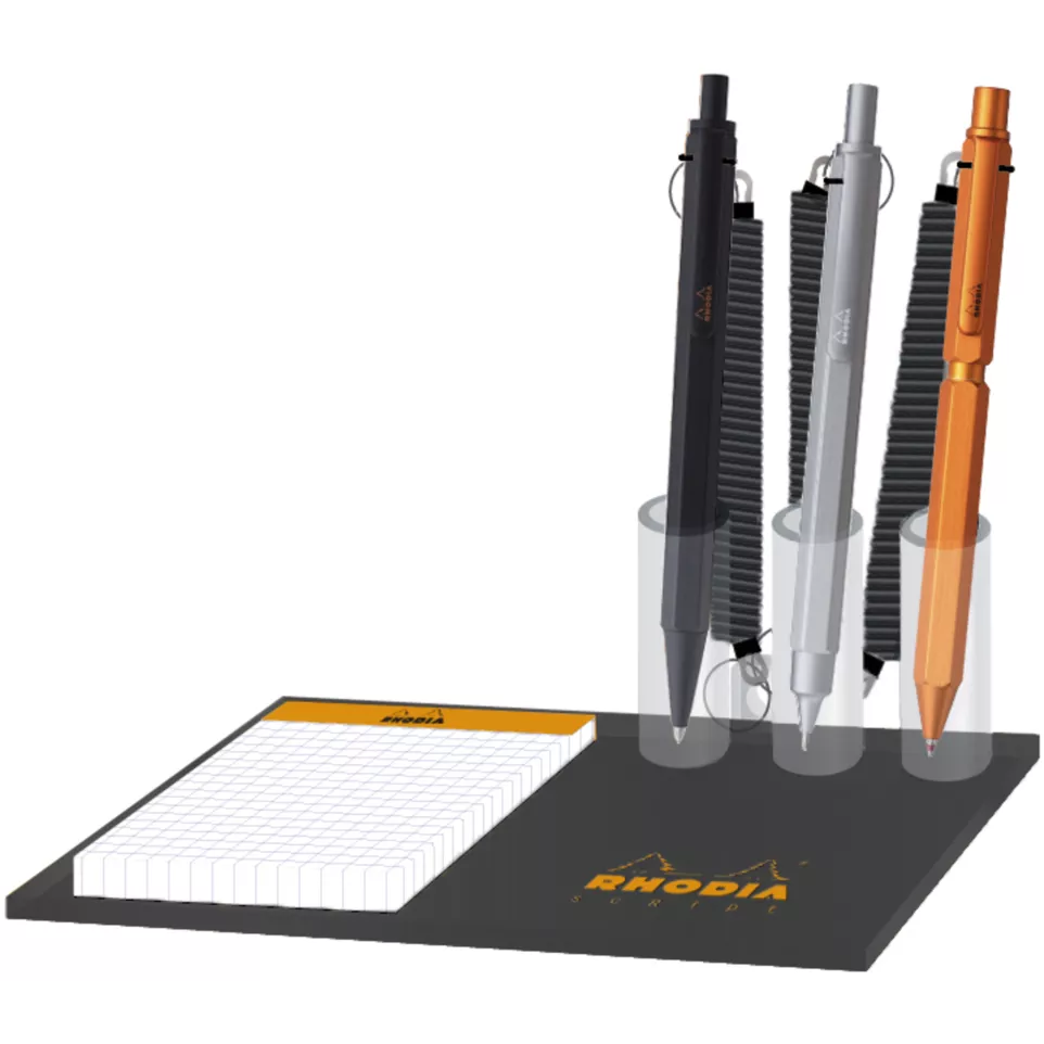 Rhodia scRipt plexi tester met blok-/...