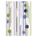 Punchy line, Cahier reliure intégrale, A4 - 21 x 29,7 cm, 100 pages, Q.5x5, ass./ Pce