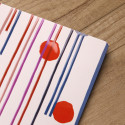Punchy line, Cahier reliure intégrale, A4 - 21 x 29,7 cm, 100 pages, Q.5x5, ass./ Pce