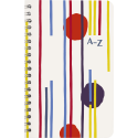 Punchy line, Carnet répertoire reliure intégrale 11 x 17 cm 100 pages, ass./ Pce