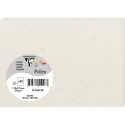NATURA 100% RECYCLÉ, Paquet de 25 cartes simples Pollen 110x155mm 210g/m2/ Pce
