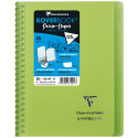 Carnet dessin/croquis Koverbook reliure intégrale enveloppante A5 100 pages papier blanc 125 g couverture polypropylène transpar