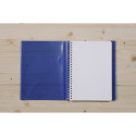 Carnet dessin/croquis Koverbook reliure intégrale enveloppante A5 100 pages papier blanc 125 g couverture polypropylène transpar