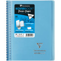 Carnet dessin/croquis Koverbook reliure intégrale enveloppante A5 100 pages papier blanc 125 g couverture polypropylène transpar