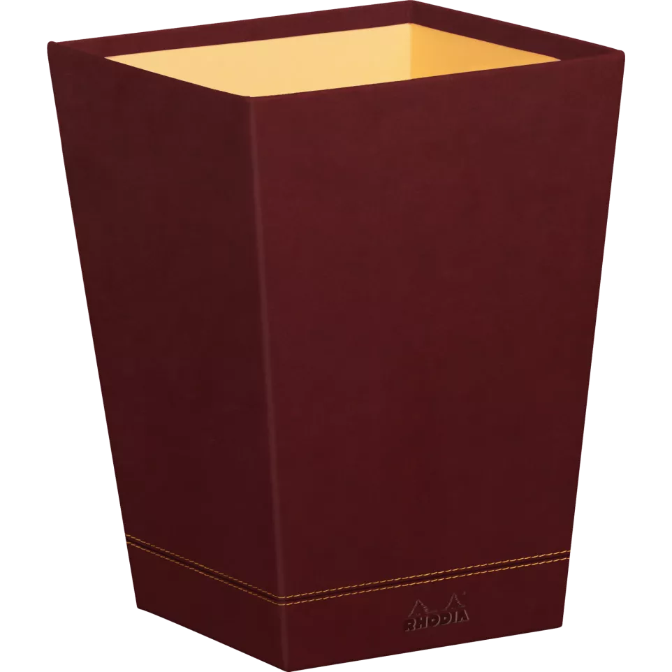 Rhodiarama papiermand burgundy-/ St.