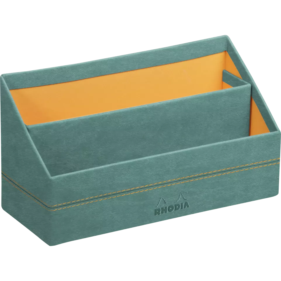 Rhodiarama porte-courrier simili cuir...