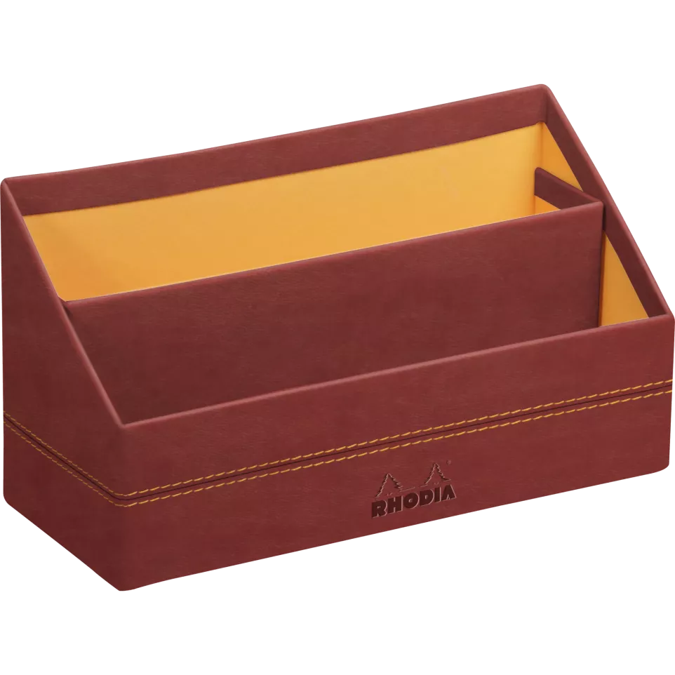 Rhodiarama porte-courrier simili cuir...