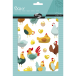 Baby, Kippen, Etui 6 vel 14,8x21cm-/ St.