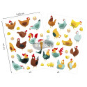 Baby, Sach 6 pl 14,8x21cm, Poules/ Pce