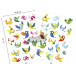 Baby, Vogels, Etui 6 vel 14,8x21cm-/ St.