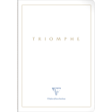 Triomphe GOLD cahier piqûre textile A4 96 pages uni papier blanc 90 g/ Pce