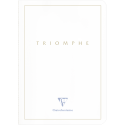 TRIOMPHE WIT schrift- A5 48bl uni 90g/ St.