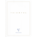 Triomphe GOLD carnet piqûre textile A5 96 pages uni papier blanc 90 g/ Pce