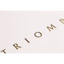 Triomphe GOLD carnet piqûre textile A5 96 pages uni papier blanc 90 g/ Pce