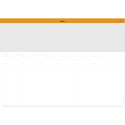 Rhodia sous-main semainier entoilé A2 (42x59,4 cm) 30 feuillets encollés/ Pce