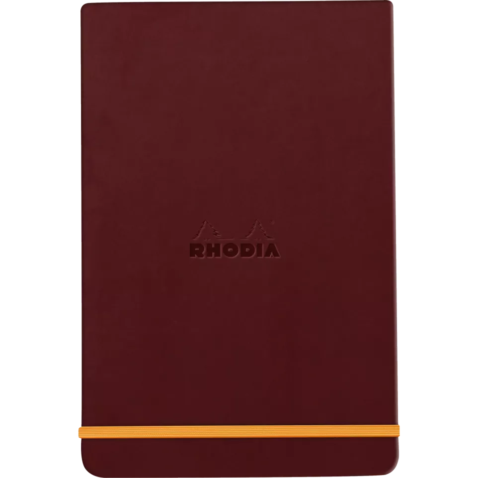 Rhodiarama webnotepad A5 L burgundy-/...